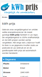 Mobile Screenshot of kwhprijs.com